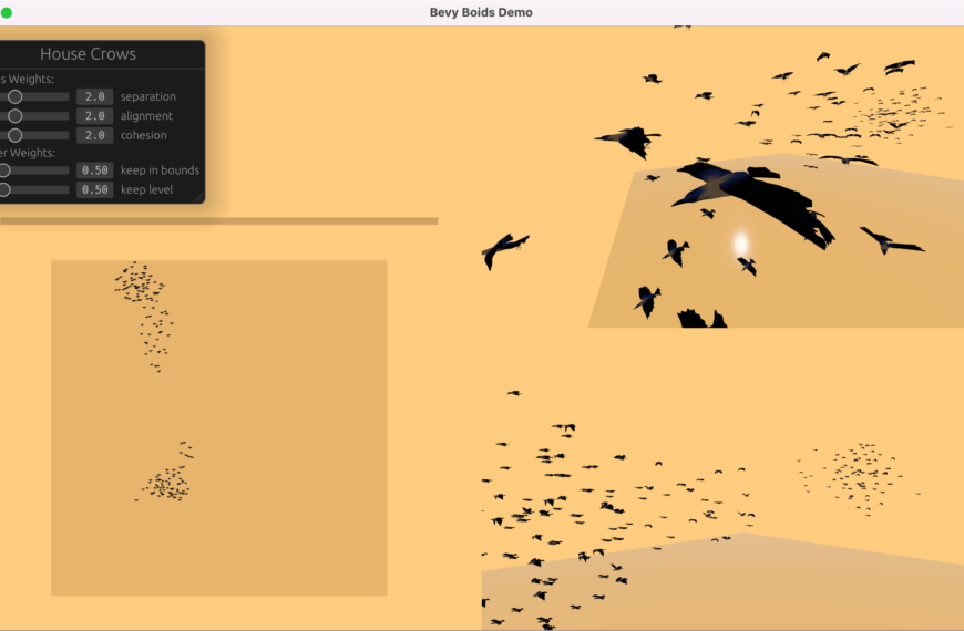 Boids Demo in Bevy